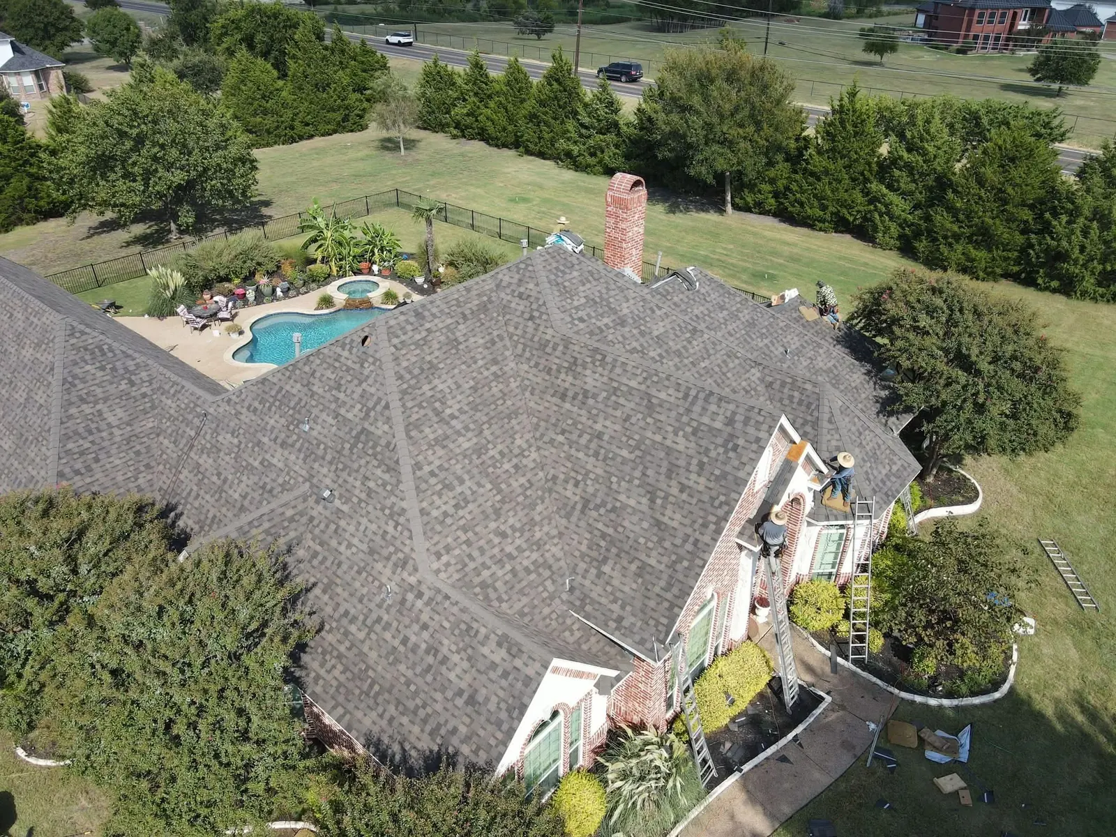 Re-Roof In Progress